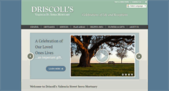 Desktop Screenshot of driscollsmortuary.com